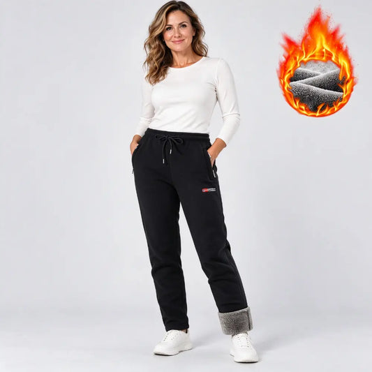 👖🧶【XS-3XL】Kényelmes, lezser sportnadrág a 2026-os őszi/téli szezonra - szigeteléssel és polár béléssel