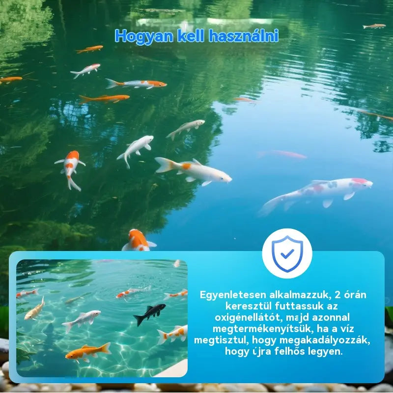 🐟🌊🔬500g Prémium Tópor | Víztisztító és Algairtó 🐟🌊🔬