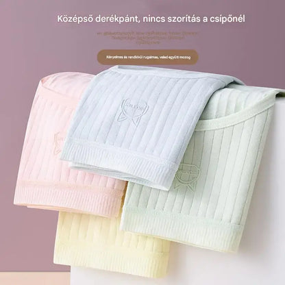 💓(7 db 8400 Ft) Utolsó nap 50% kedvezménnyel-- Női egyszerű és fejlett antibakteriális fehérnemű magas derékkal, 70-180g súlyú nők számára
