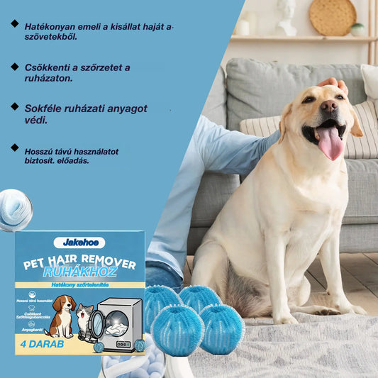 ✨🐾Újrafelhasználható mosólabdák házi kedvencek szőrtelenítésére