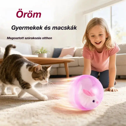 🥳2026 legkelendőbb terméke!🥳💞 Több mint 50 000 eladott darab! 💖🐱Interaktív, állat alakú guruló labda