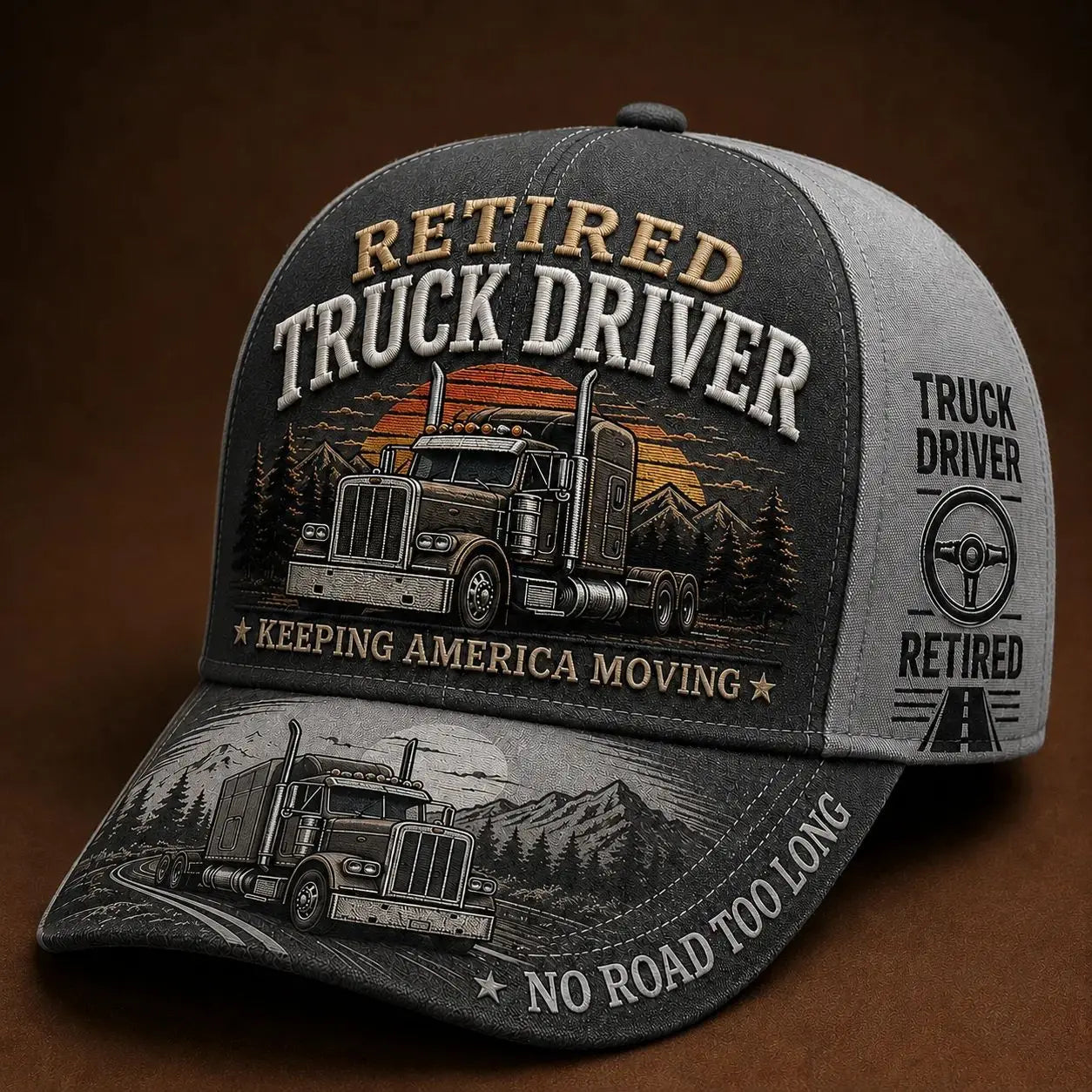 🚛 Sombrero de camionero jubilado