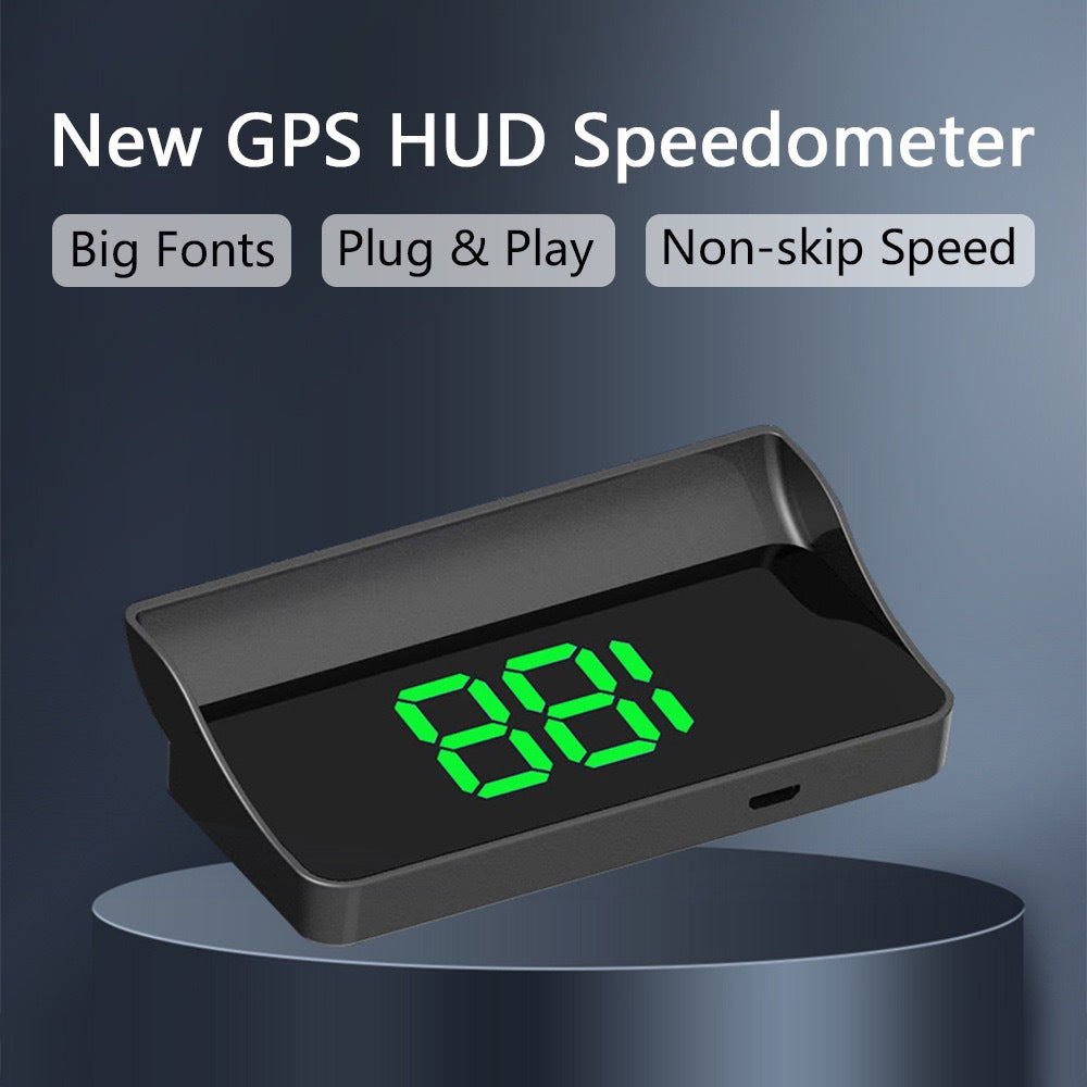【Šveitsi sõjaväe GPS-navigatsioon vältimishoiatusega】Uus GPS-spidomeeter ja tahhomeeter HUD-ekraaniga