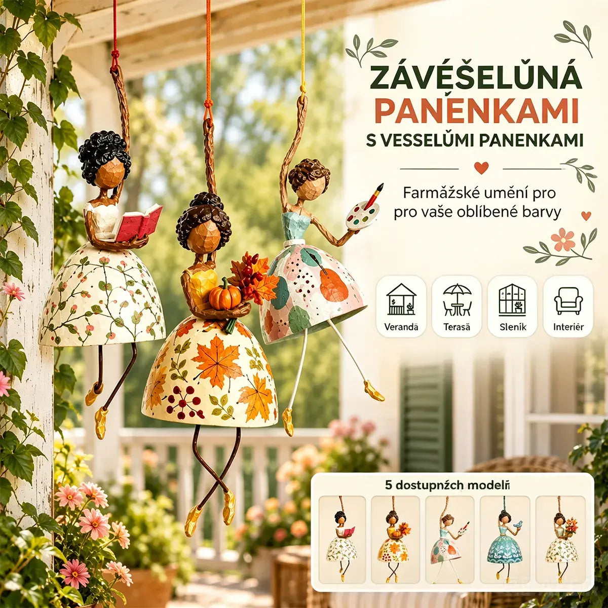 ✨Zábavná závěsná ozdoba ve stylu tanečnice