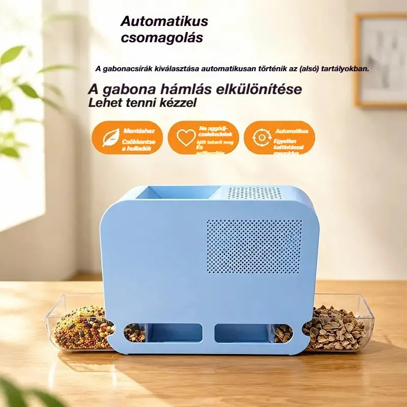 🦜Bird Seed Cleaner – Gyorsan eltávolítja az üres héjakat a tisztább élelmiszerért.