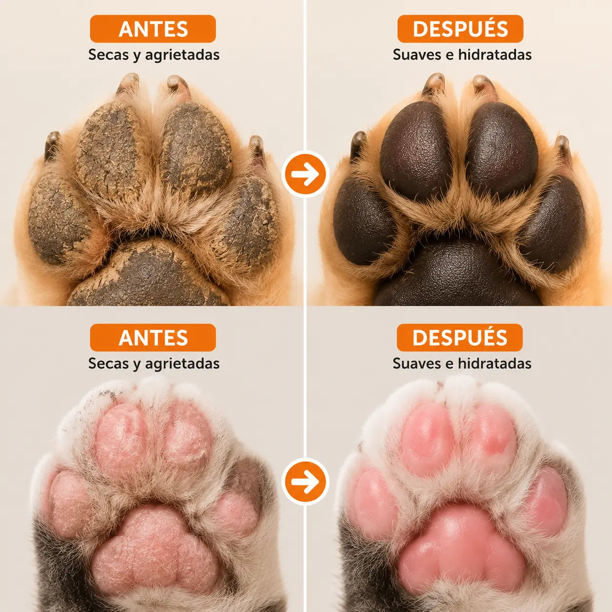 💧3 artículos 26 euros🐾 Bálsamo hidratante para patas – 🐶 Mima las patas suaves y saludables de tu mascota