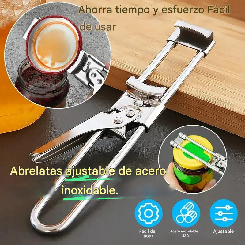 🔥【Compre 1 y llévese 1 gratis】🥫Abridor de botellas multifuncional de acero inoxidable💥Oferta por tiempo limitado
