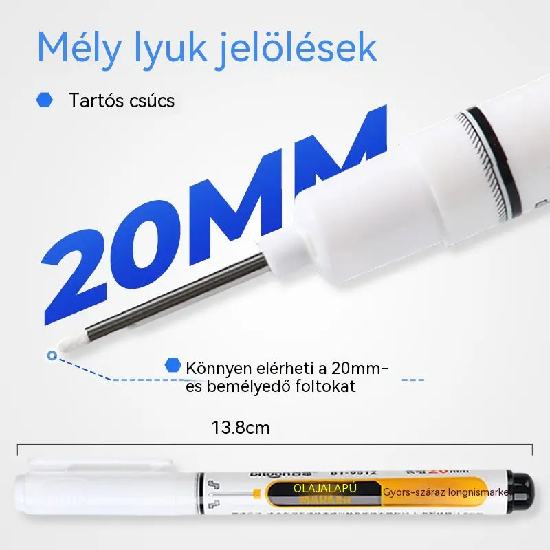 🔥【Vásároljon 5-öt, kapjon 5-öt ingyen】✍️Precíziós hegyű, gyorsan száradó, olaj alapú jelölőtoll