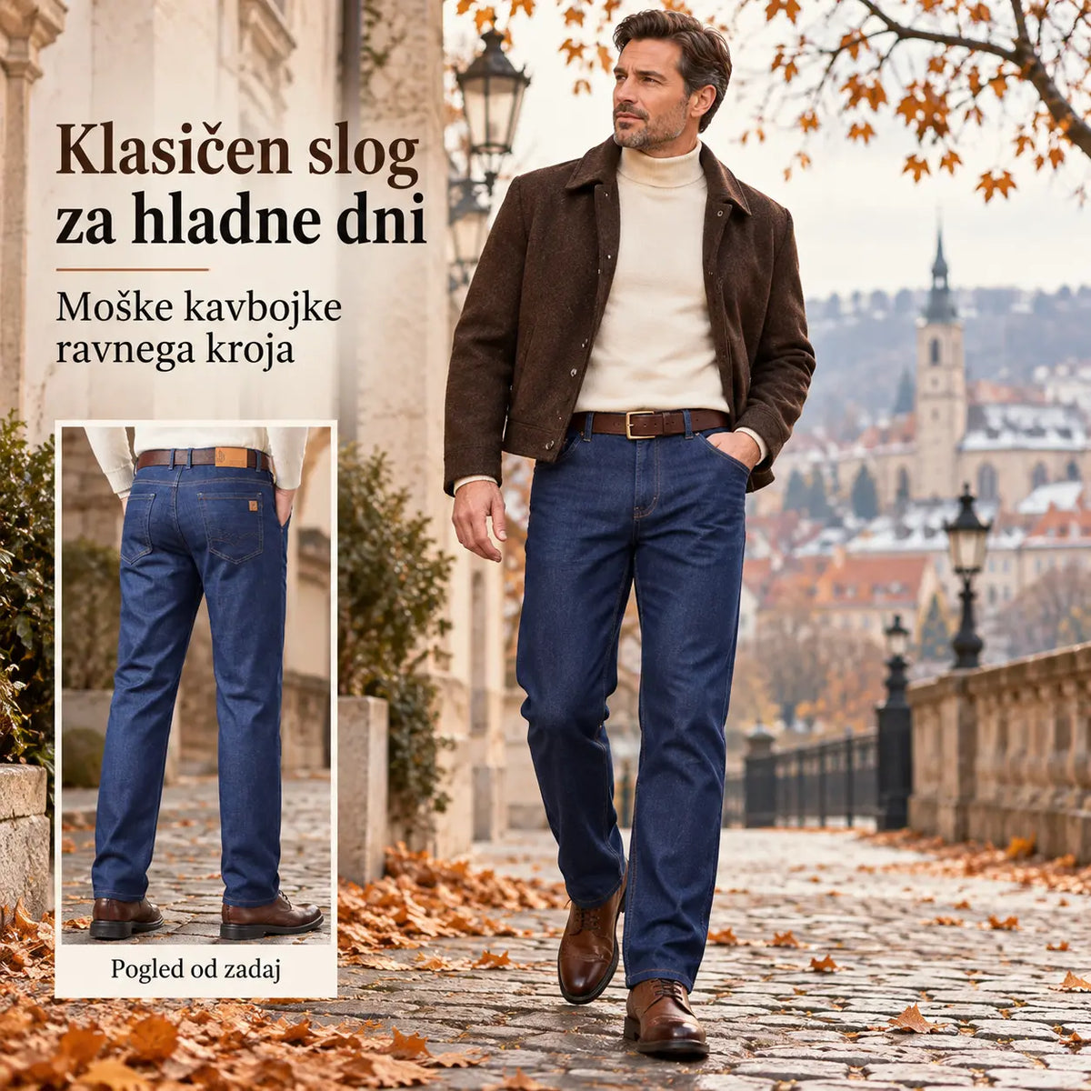 🔥🔥 【60–110 kg】👖👖 Moške kavbojke v velikih številkah – preproste, sproščene in vsestranske
