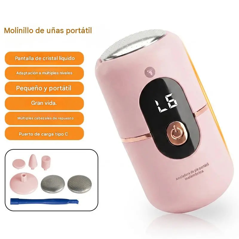 Nueva rueda eléctrica compacta 5 en 1 para pedicura automática.