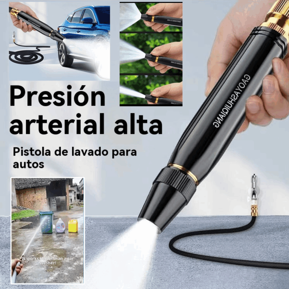 🔥【30% OFF】💧🚗Nueva boquilla de lavado de autos de alta presión, universal para regar flores, lavar autos y limpiar el suelo