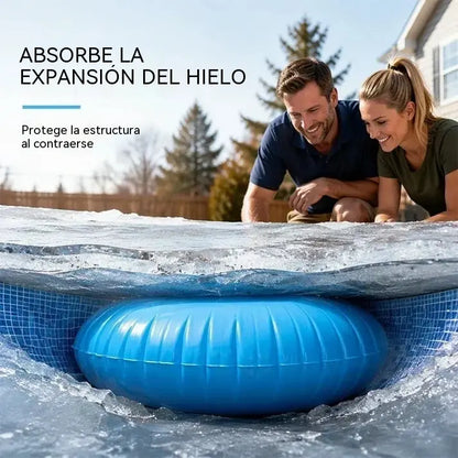 📢📢⏰Légpárna felfújható kerek medencék téliesítéséhez: enyhíti a jégnyomást és védi a medencét télen 🏊