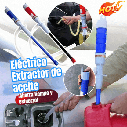 🔥💧Bomba de líquido eléctrica multifuncional: Funcionamiento con un solo botón, compatible con gasolina, diésel y agua.