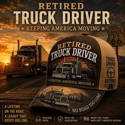 🚛 Sombrero de camionero jubilado