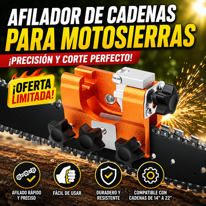 🧰Precio más bajo por tiempo limitado！ Amoladora de cadena de motosierra, amoladora de rotación manual de cadena de motosierra