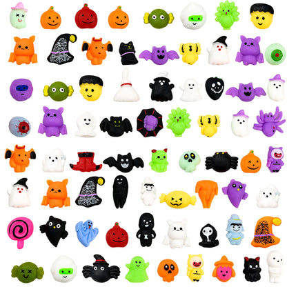 50 darab 9500🎃Halloween témájú empanada alakú stresszoldók, imádnivaló tökös szellem empanadák.