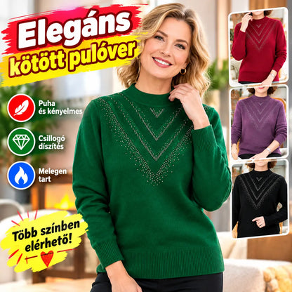 🔥【45–105KG】😍 Új, vastag és meleg téli pulóver, kötött kasmírfleece anyagból