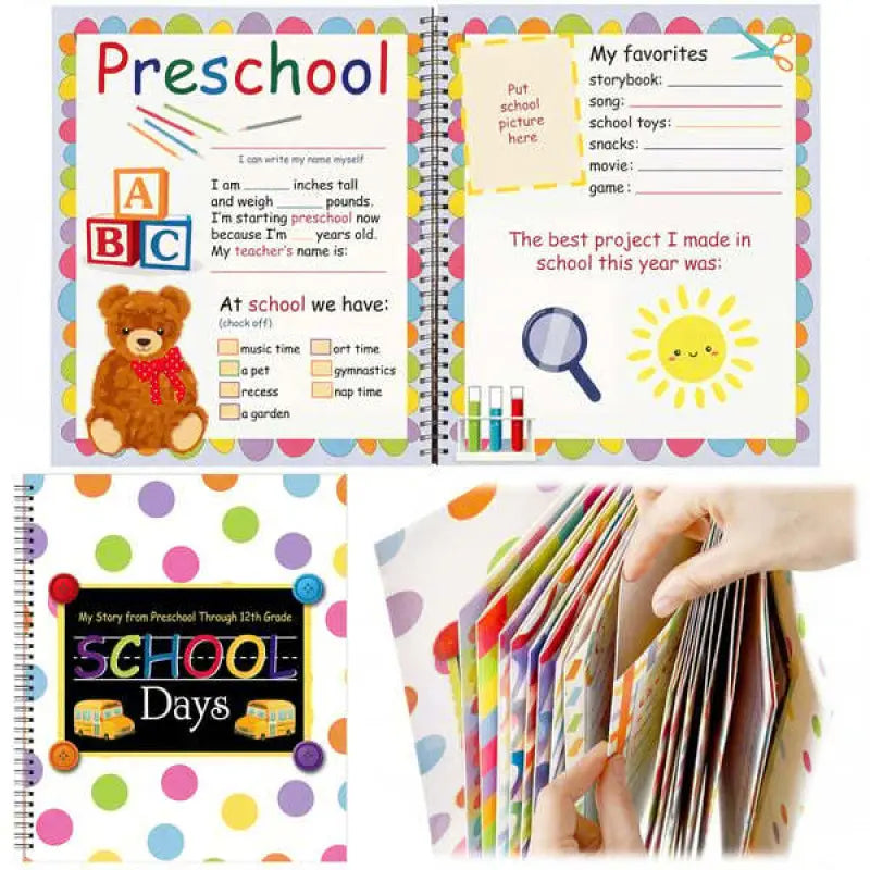 ⏳🔥¡50% DE DESCUENTO POR TIEMPO LIMITADO! ⏰Libro de recuerdos escolares/cuaderno de viaje para estudiantes📓🎓