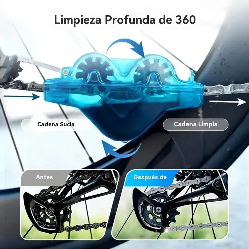 📢📢 ¡50% de descuento! ⏰ Cepillo para limpiar la cadena de la bicicleta
