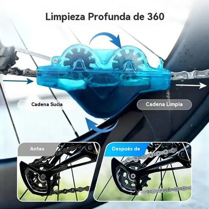 📢📢 ¡50% de descuento! ⏰ Cepillo para limpiar la cadena de la bicicleta