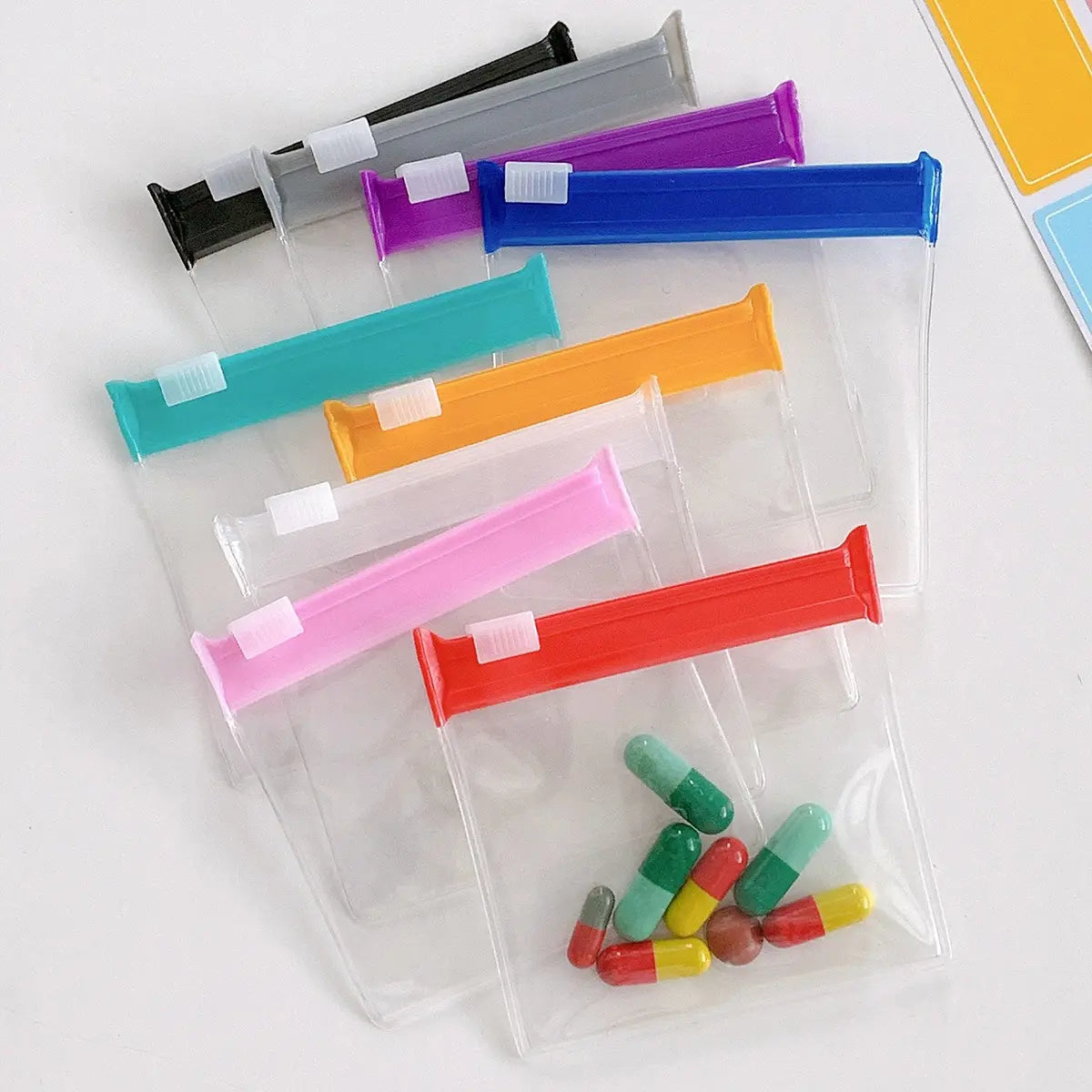 【1 juego de 40 piezas】27 euros🏆 Oferta especial de último día 💊 Set de bolsa de medicamentos impermeable A8: capacidad para medicamentos y vitaminas de 7 a 14 días 💧 Exterior impermeable y resistente a la presión