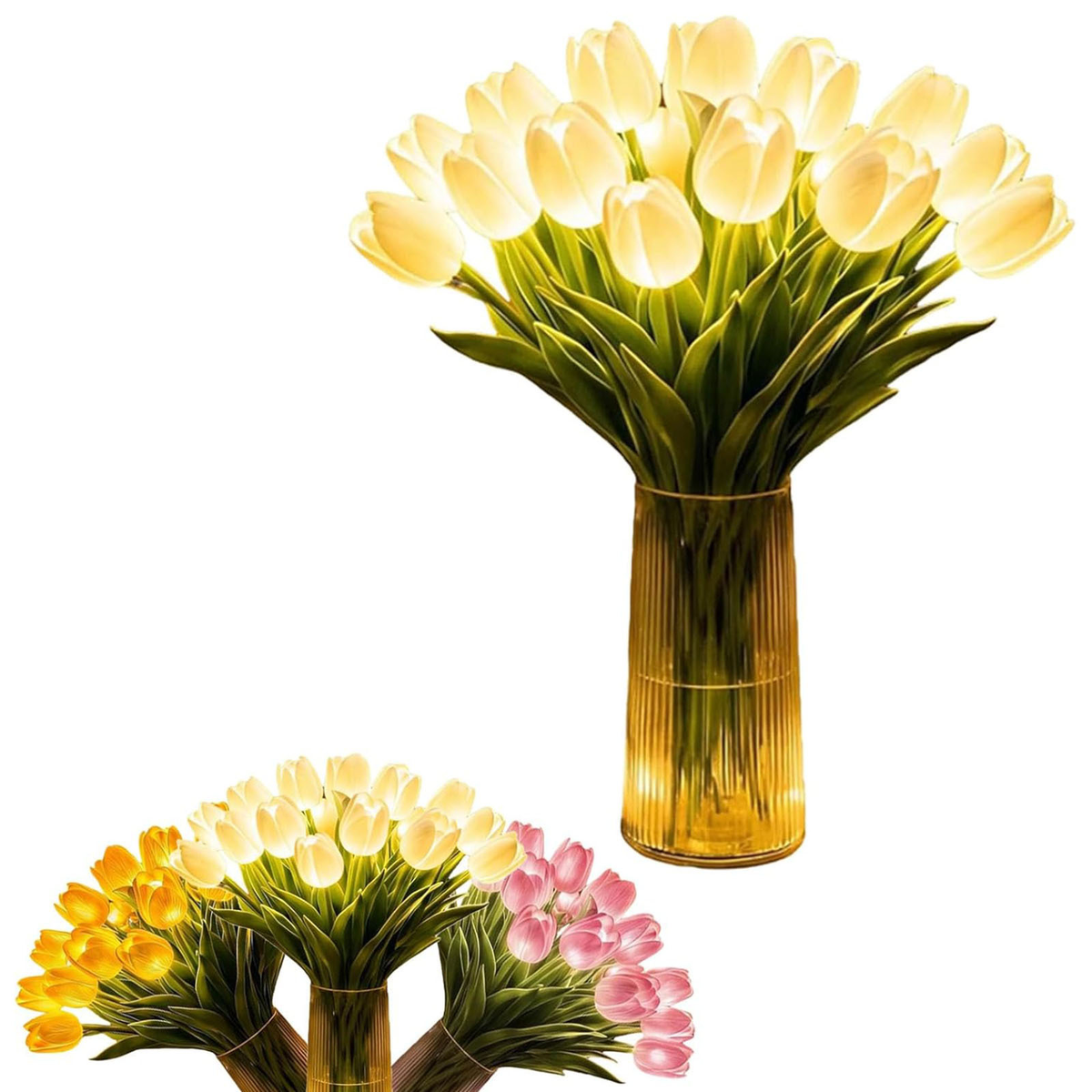 🌷🌷Buket od 15 tulipana kao noćna lampa