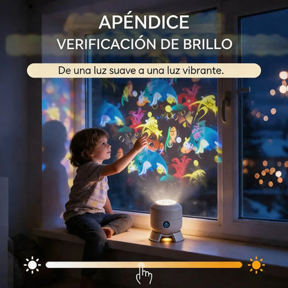 💖🌙【50% de descuento】🌌✨Lámpara proyector de cielo estrellado dinámico | Luz y sombra giratorias, creando una atmósfera de ensueño