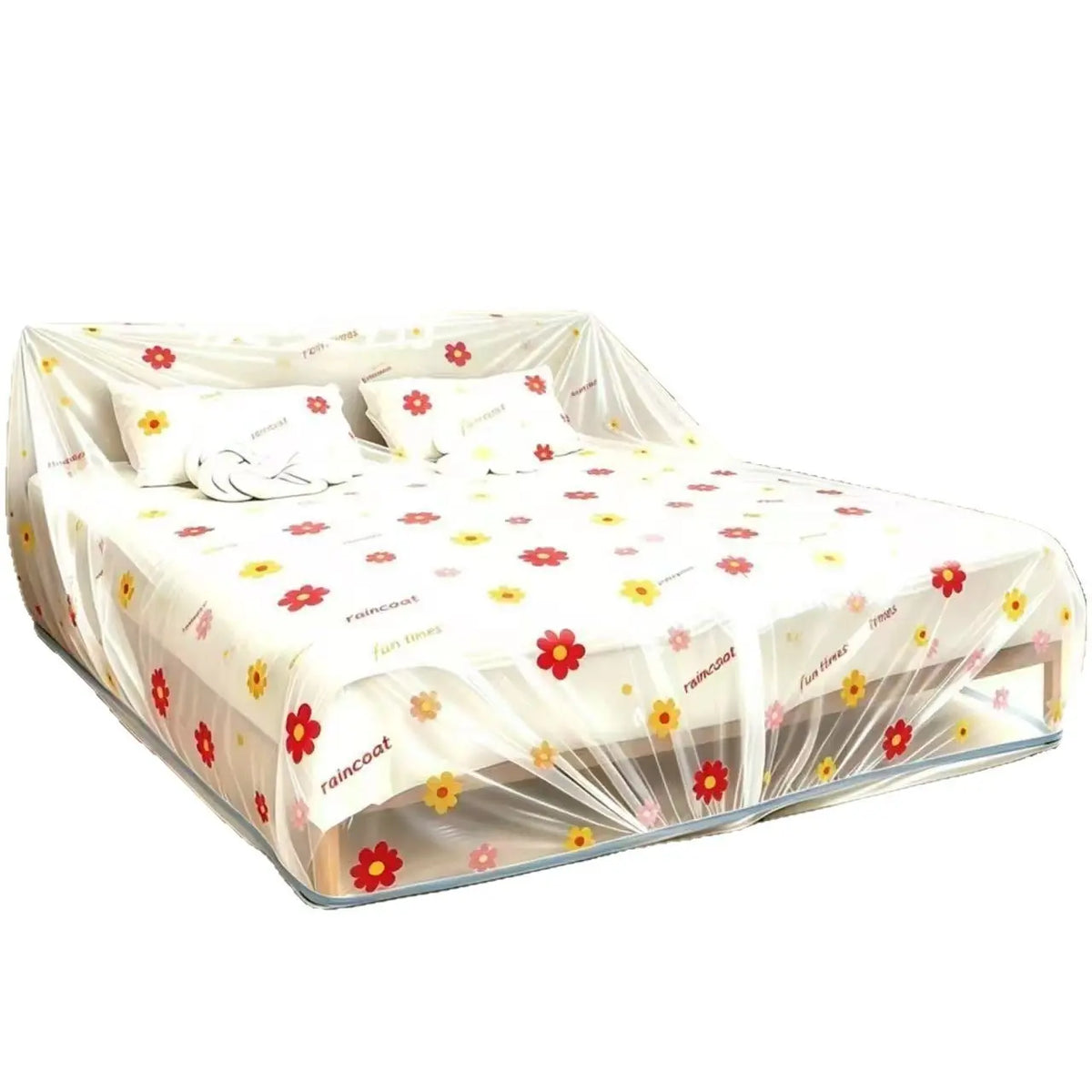 🔥【5 artículo】🎀Funda antipolvo estampada y elástica para cama y sofá