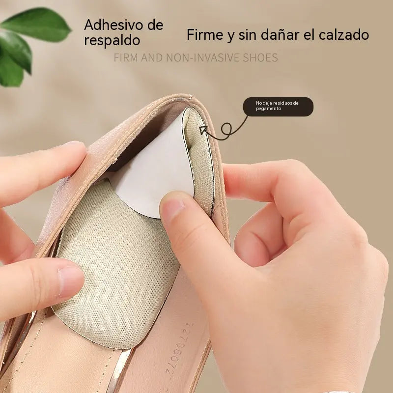 🔥 Paquete de 5 pares | Almohadillas cómodas para el talón – Plantillas acolchadas antideslizantes para un mejor ajuste y comodidad en el talón