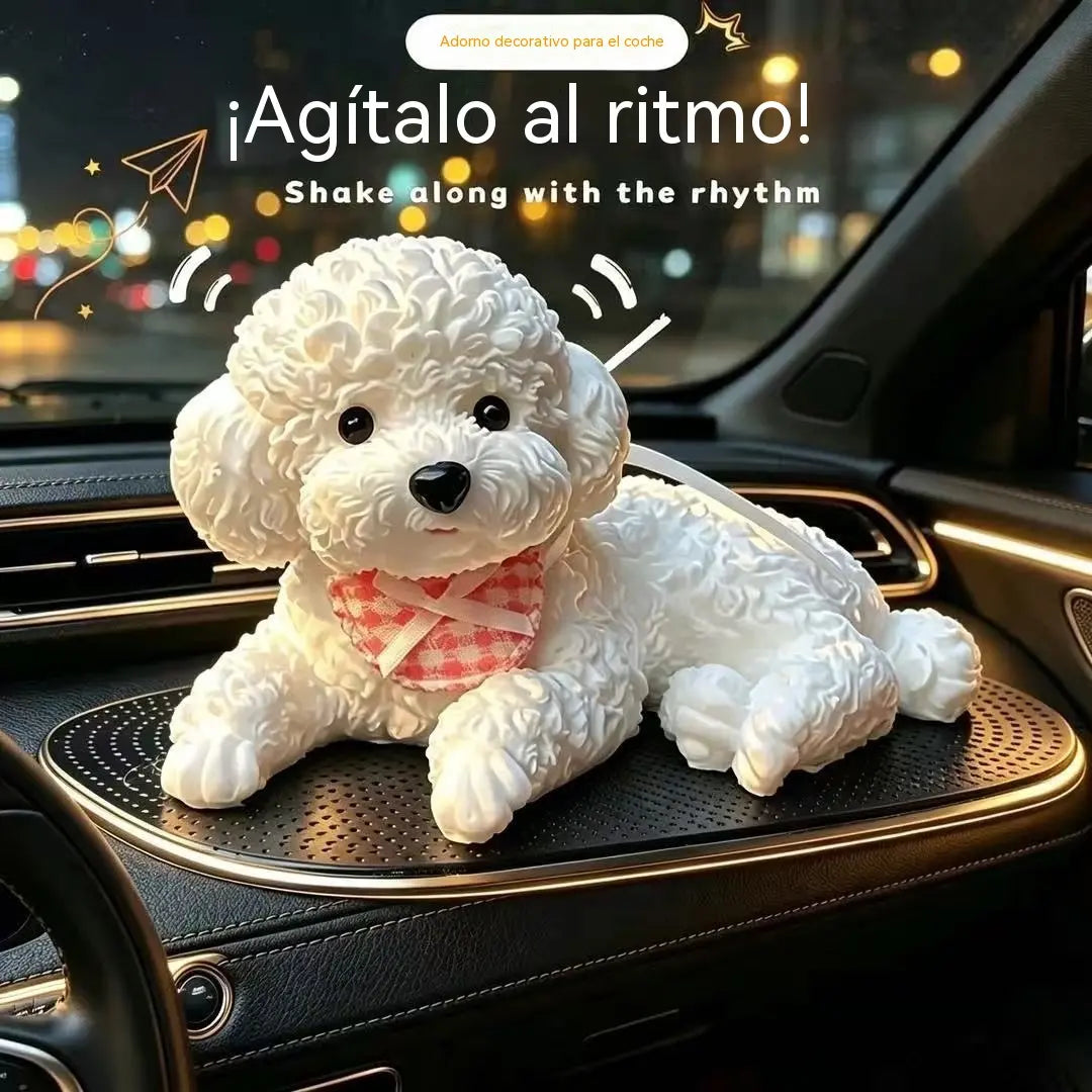 🐶✨Poodle autódísz: a legaranyosabb műszerfal-fejlesztés