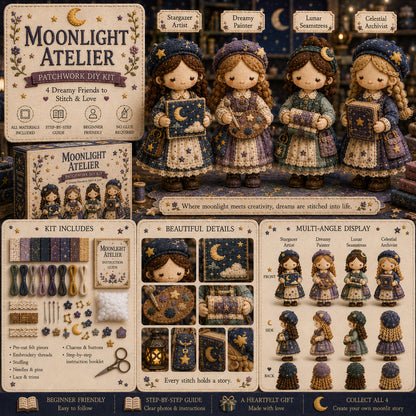 🎁Utolsó nap: Élvezd a 49% kedvezményt! 🧵 Miniatűr patchwork készlet a Miniature World sorozatból.