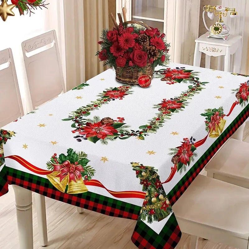 ⏳🔥¡50% de descuento por tiempo limitado! ⏰Mantel navideño decorativo impermeable🎄