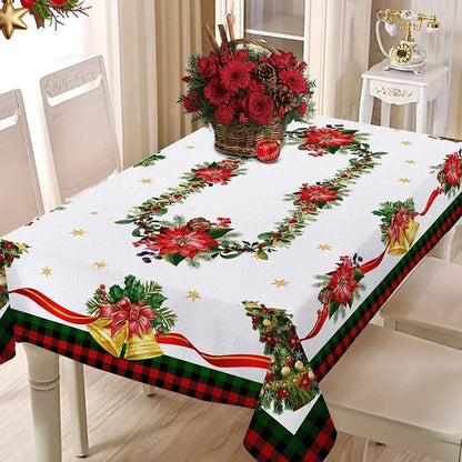 ⏳🔥¡50% de descuento por tiempo limitado! ⏰Mantel navideño decorativo impermeable🎄