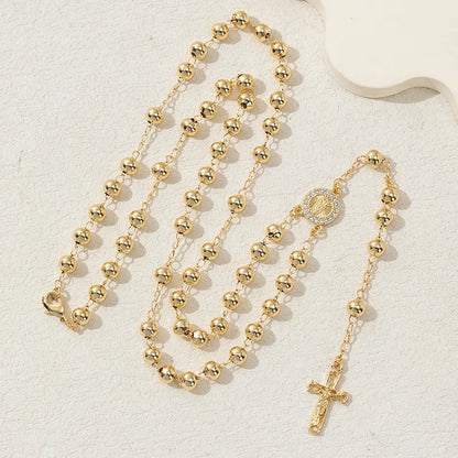 🎁👼Colgante con la cruz de Nuestra Señora de Guadalupe Collar