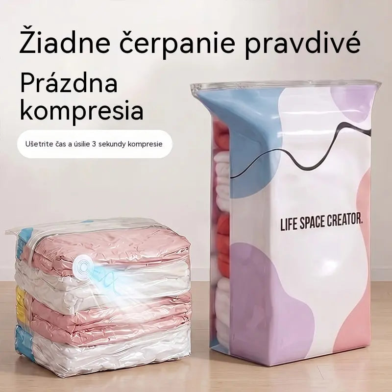 🧳 5 artículos por solo 35 € 💨 Bolsas de almacenamiento al vacío grandes y flexibles: No necesitan bomba de aire, son a prueba de fugas, ideales para ahorrar espacio en tu maleta y en casa ✈️