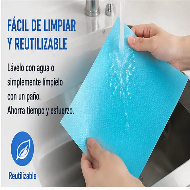 🔥 ¡50% DE DESCUENTO AHORA! 🛡️🧊 Revestimientos impermeables para estantes del refrigerador: antideslizantes, fáciles de limpiar y aptos para alimentos: mantienen los estantes del refrigerador frescos y organizados ✨