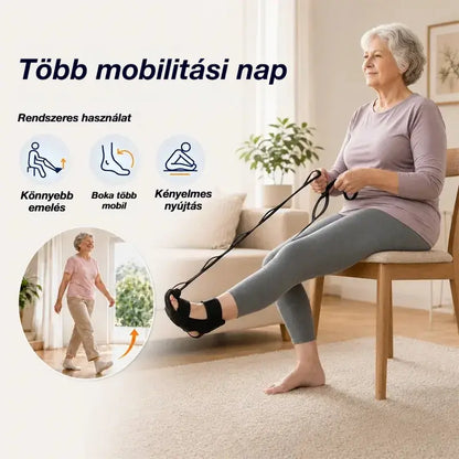 【2 db 9600 Ft】Nyújtóöv és szalagnyújtó jógához és fitneszhez – Lélegző és állítható pánt a bokához és a lábfejhez, a regenerációhoz és a rugalmassághoz
