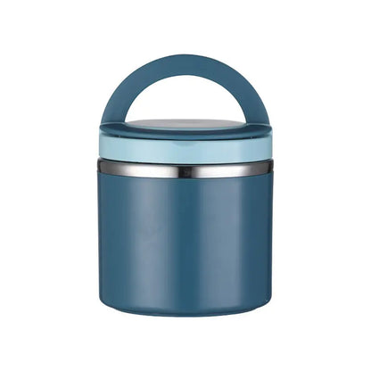 🔥【Compra uno y llévate otro gratis】🔥【650 ml】🥗 Fiambrera térmica portátil de acero inoxidable reforzado de grado alimentario