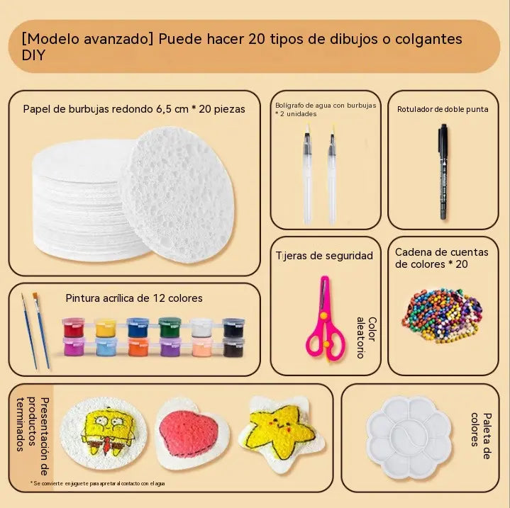 🎄Különleges meglepetésajánlat! 🔮Mesterítsd el a rajzolás varázsát! 👩‍🎨Habszivacs textúrájú rajzpapír🎁