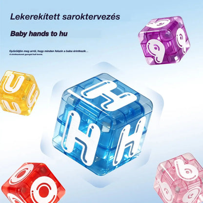 📢📢40% kedvezmény korlátozott ideig! 【40 építőkocka + tárolódoboz】⏰ Mágneses betű- és számépítő kockák gyerekeknek