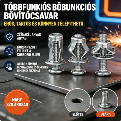 🔥50% KEDVEZMÉNY【100 darabos】M4M5M6 Táguló csavaros sapkás anya Szegecsanya