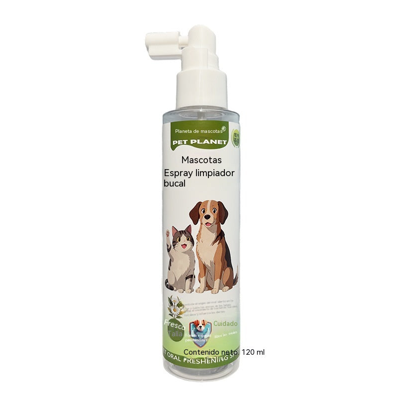 🐶【2 termék 8800 Ft】🐱A háziállatoknak szánt szájhigiéniai spray felfrissíti a leheletet, és eltávolítja a fogak sárgulását és fogkövet.