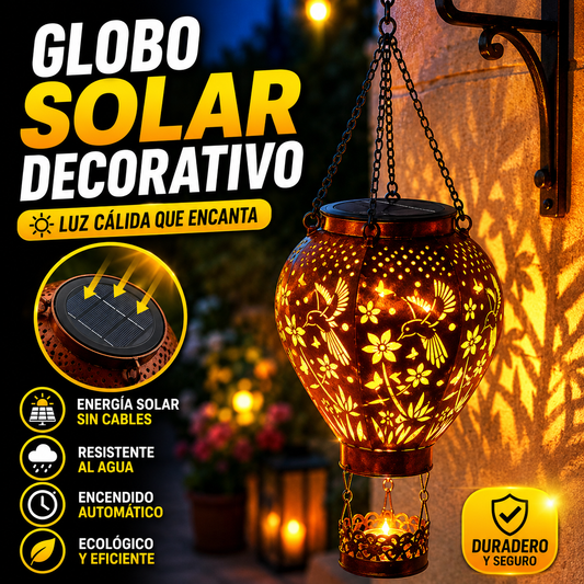 🌞💡Farol de globo aerostático alimentado con energía solar