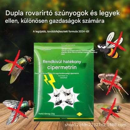 🦟【5 tasak】❌Kifejezetten a szúnyogok és legyek farmokon való irtására tervezték, egy csomag elpusztítja a bolhákat/sáskákat/csótányokat/legyeket/szúnyogokat!