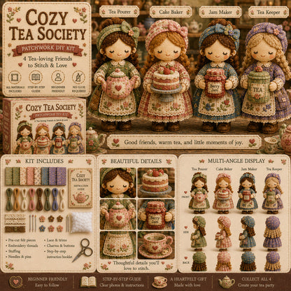 Último día: ¡Disfruta de un 49% de descuento!  Kit de patchwork para armar en miniatura de la serie Mundo en miniatura.
