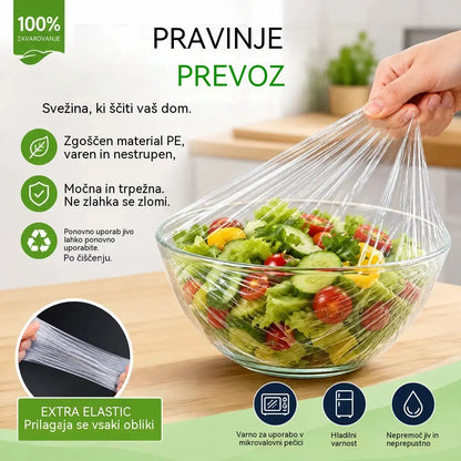🔥🔥【1 paket s 300 listi】🛡️ Folija za živila z antibakterijskim delovanjem – Ščiti vašo hrano, idealna za kuhinjo in hladilnik 🧴