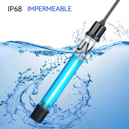 🐟🐠🌿Lámpara esterilizadora UV sumergible con temporizador para acuarios