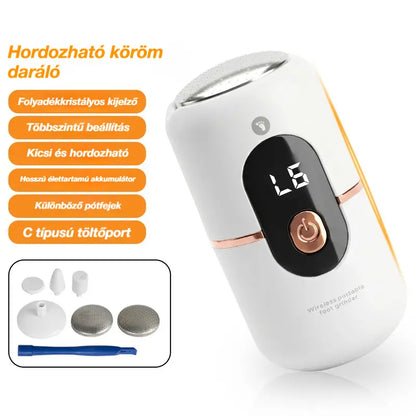 ✅Új 5 az 1-ben elektromos lábkerék, kompakt automata lábpedikűr kerék
