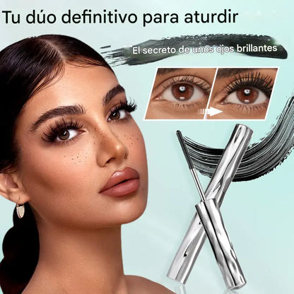 💥🔥【Compra 1 y llévate 1 gratis】—🤩Opción más popular🔥Oferta especial 2026🔥Set de máscara de pestañas súper alargadora y rizadora