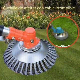 🔥【6 pulgadas】Accesorios de alambre para deshierbar, herramientas para deshierbar el jardín